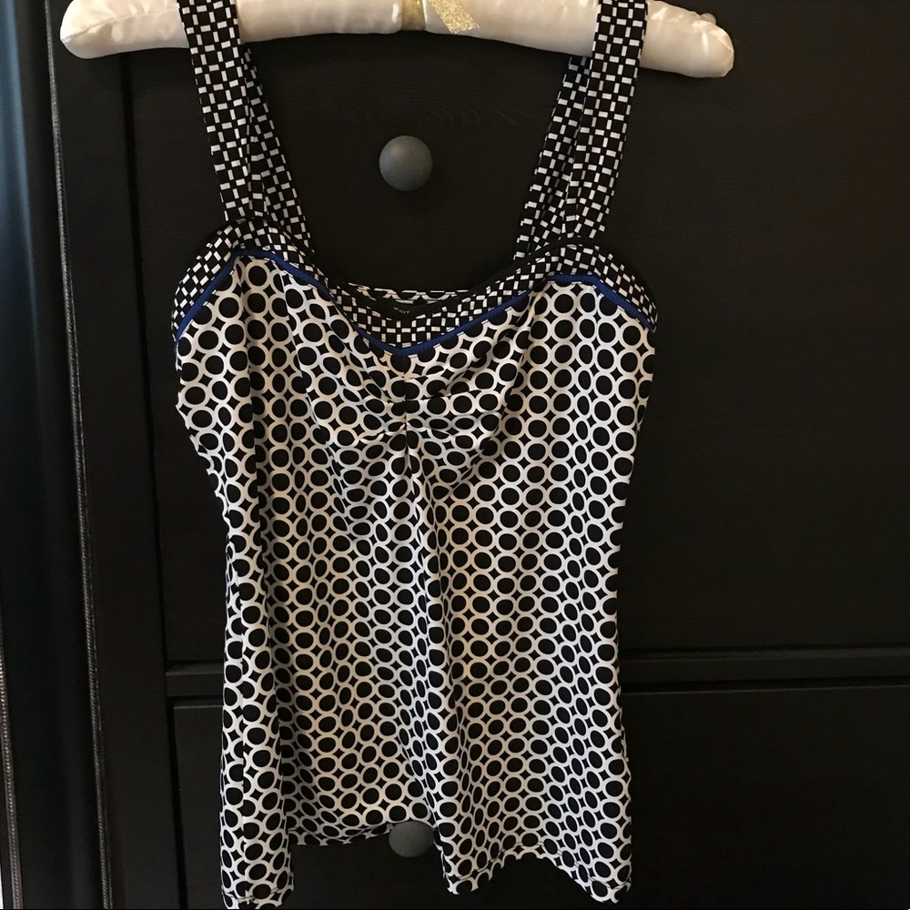 WHBM Black and White Tank Top (NWT)